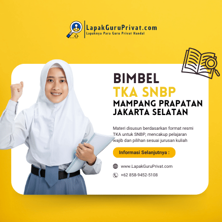 Bimbel TKA di Mampang Prapatan, Jakarta Selatan