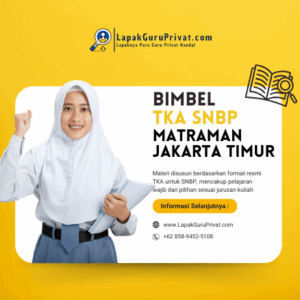 Bimbel TKA di Matraman, Jakarta Timur