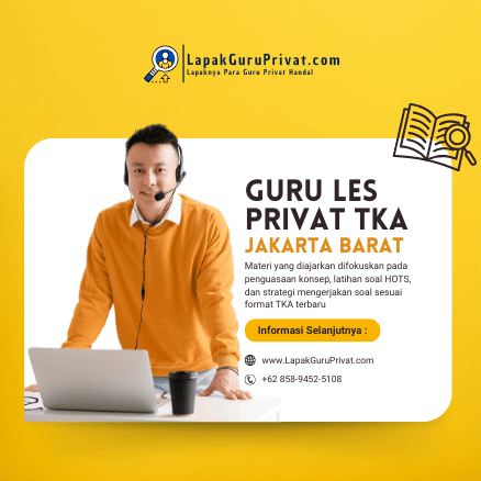 Guru Les Privat TKA di Jakarta Barat